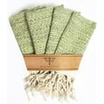 thumbnail image 1 of SMYRNA TURKISH COTTON Vintage Series Kitchen Dish Towels Pack of 4, Machine Washable Wash Cloths, Ultra Soft, Absorbent, Prewashed and Quick Dry Turkish Dish Towels, 15x26 Inch, Pistachio, 1 of 5