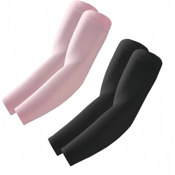 SMZ Arm Sleeves, Cooling UV Sun Protection Sports Compression for Men/Women 2/4 Pairs