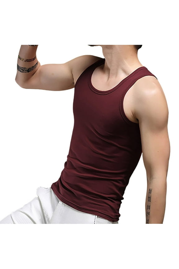 Compression Shirt for Men | Gynecomastia Compression Tank Top Men | Mens Shapewear Compression Shirt