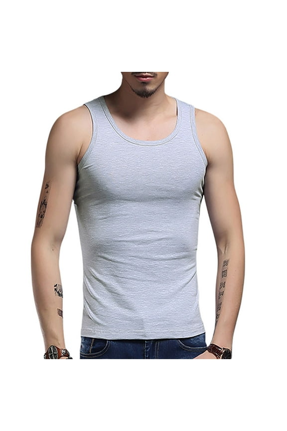 Compression Shirt for Men | Gynecomastia Compression Tank Top Men | Mens Shapewear Compression Shirt