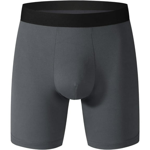 SMZ Men's Underwear Boxer Briefs Regular Long,Mens Boxer Briefs Underwear Men Pack Stretch Athletic Mens Underwear