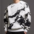 thumbnail image 1 of SMZ Printed Pullover Sweatshirt Long-sleeved Sweatshirt For Both Men And Women, 1 of 10