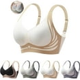 thumbnail image 1 of SMZ Seamless Bra Caralush Wmstylist Lushfitting Wireless Bra No Underwire Full Coverage Support Anti Sagging Bra, 1 of 6