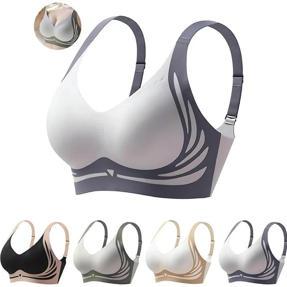 SMZ Seamless Bra Caralush Wmstylist Lushfitting Wireless Bra No Underwire Full Coverage Support Anti Sagging Bra