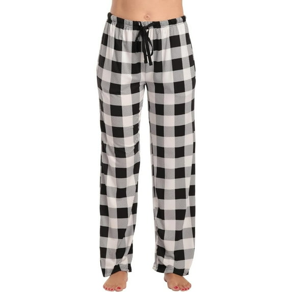 SMZ Women Buffalo Plaid Pajama Pants Christmas Pjs Pants Christmas Pajamas Pants For Women