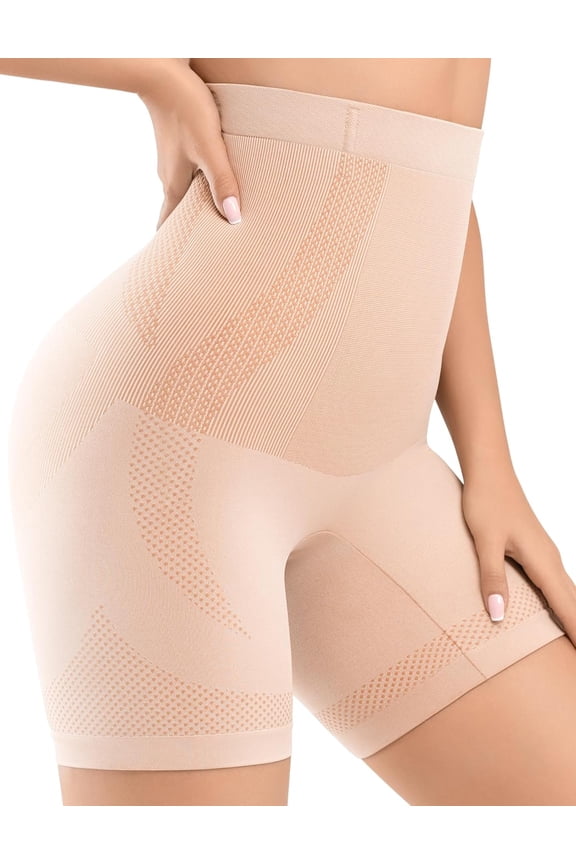 Women Shapewear Tummy Control High Waisted Body Shaper Shorts Girdles Thigh Slimmer