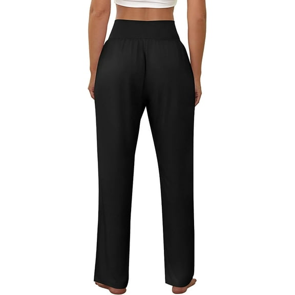 SMZ Women's Wide Leg Yoga Pant Comfy Loose Sweatpants High Waist Lounge Casual Athletic Pant Workout Joggers Pant