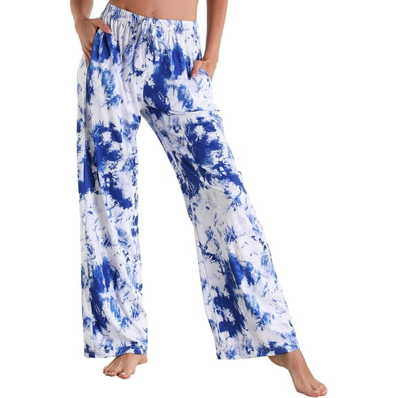 SMZ Womens Comfy Lounge Pants Loose Yoga Pant Drawstring Soft Pajama Pants with Pockets Regular and Plus Size