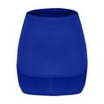 thumbnail image 1 of SMihono Casual High Waisted Mini Skirts for Women Elastic Solid Basic Pencil Skirt Seamless Bodycon Short Skirts Blue 10, 1 of 5