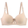 thumbnail image 1 of SMihono Fashion Women Moisture Wicking Underwear Sexy Bralette Push Up Training Bra Convertible Bra Seamless Bra Vintage Everyday Bra Beige M, 1 of 3