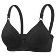 thumbnail image 1 of SMihono Fashion Women's Bras Sports Bras for Women High Support Strap Bra Stretch Soft Everyday Bra Lightly Lined Comfort Jacquard Bra Sports Bras for Women High Support Black 12, 1 of 6