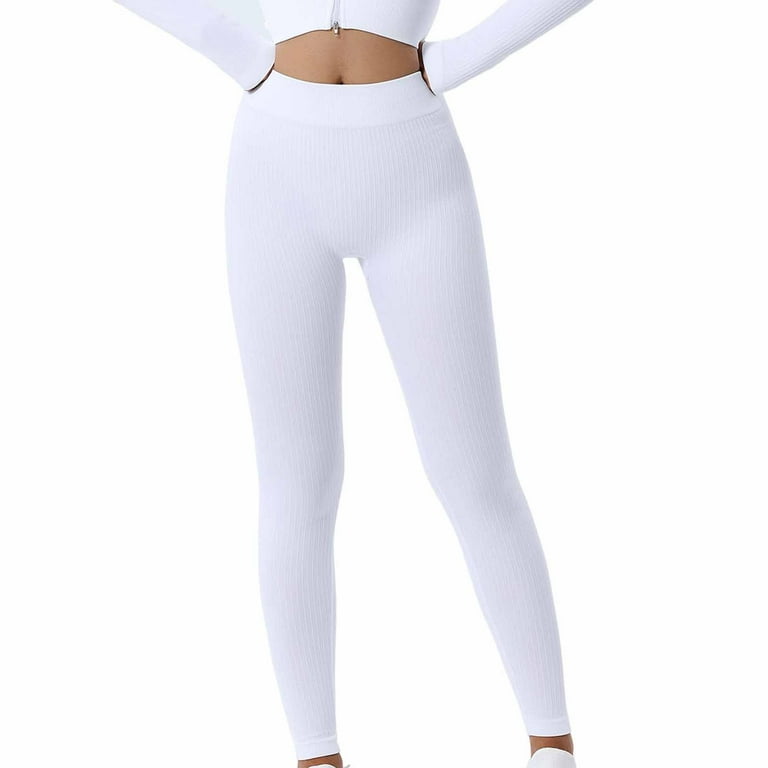 Slim Fit Cropped Sports Leggings with Elasticated Waist