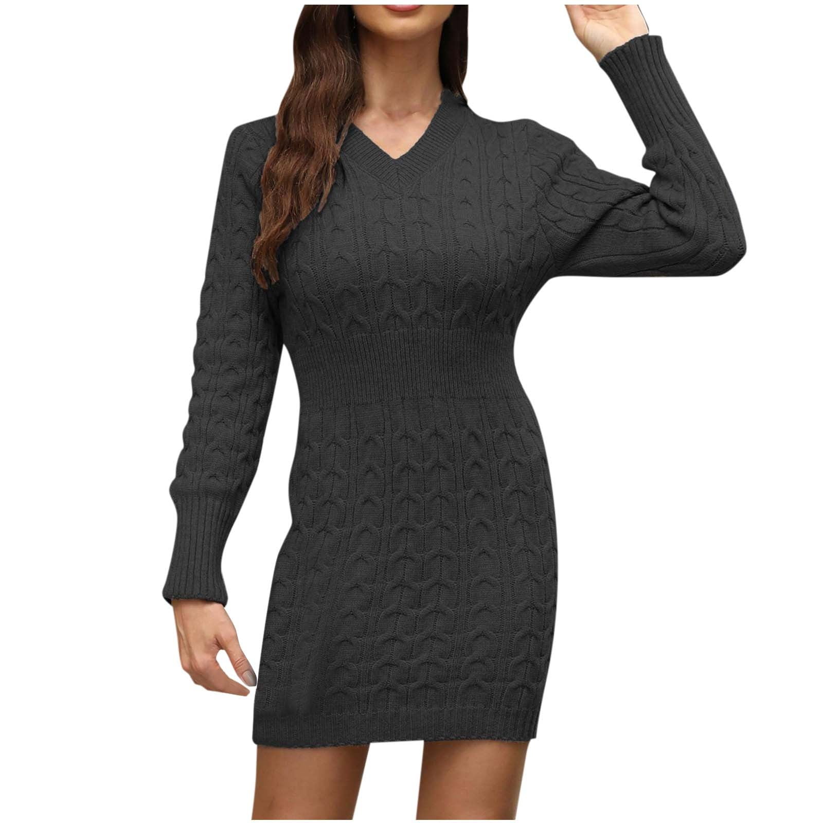 黒 安値‼️早い者勝ち‼️Suite Room Knit Long Dress Black Knit Dress | PrettyLittleThing USA