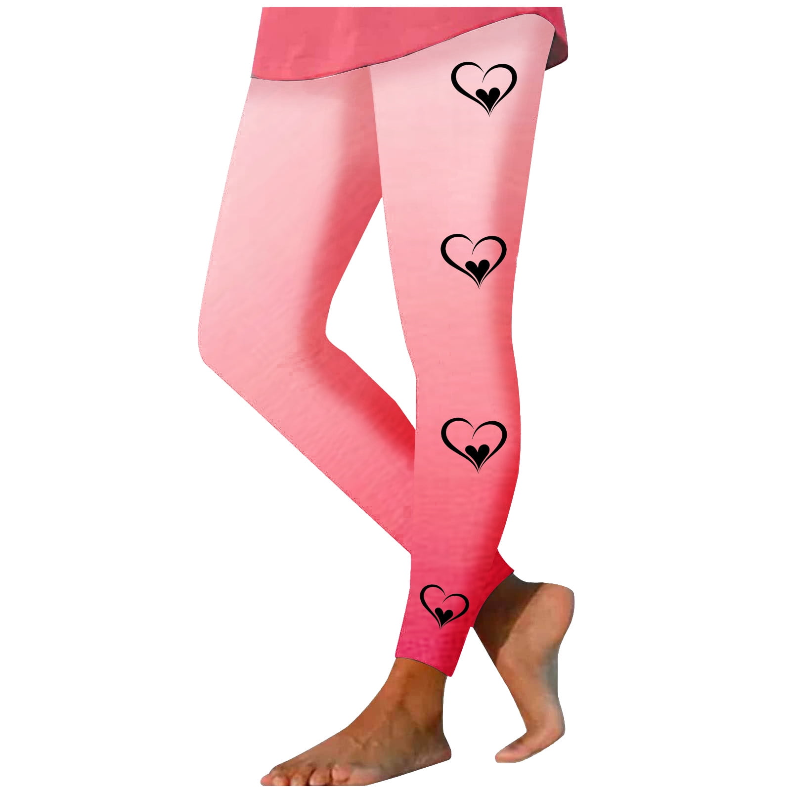 Leggings with Bows On Them Valentine Leggings for Women 2024