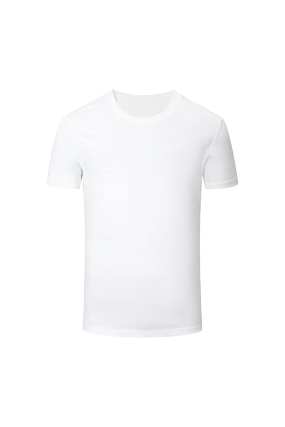 Fashion Mens T-Shirts Summer Cozy Clothes Solid Color Shirt Classic Staple Shirts for Men Waterproof And Antifouling Tops Crew Neck Workout Pullover Short Sleeve Tee Tops White 10