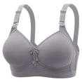 thumbnail image 1 of SMihono Fashion Sports Bras for Women Bralettes for Women with Support Sexy Underwear Support Bras for Older Women Lift No Underwire Gray 36/80, 1 of 3