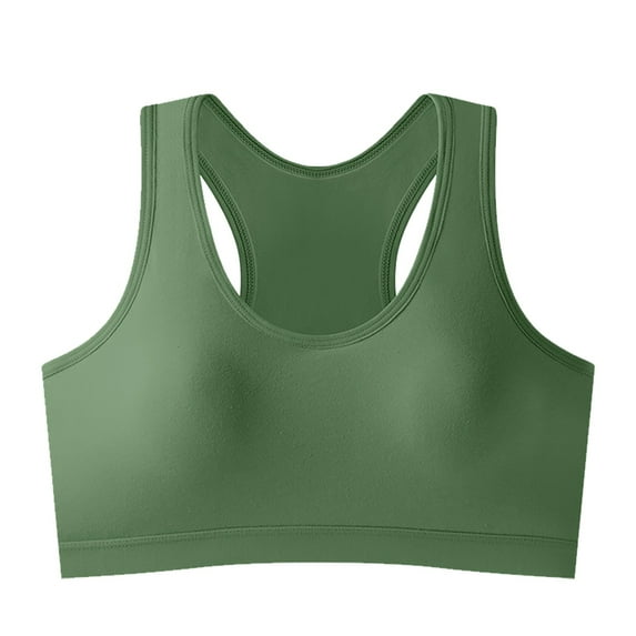 SMihono High Support Sports Bras for Women Breathable Comfortable Bras Running Yoga Bras Plus Size No Underwire Gathering Bra Green 6