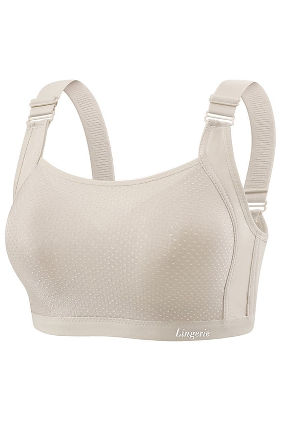 Jacquard Seamless Bras for Women Wire Free Full Coverage Bralettes Ultra Comfort T-Shirt Bra with Extra Extender Gray 44