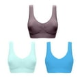 thumbnail image 1 of SMihono Ladicool 3 Pack Air Bra,Wireless Full-Coverage Bra,Invisible Wireless Air Bra, Breathable Sports Ladycool Bras for Women (Sky Blue XL ), 1 of 3