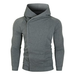 SMihono Mens Drawstring Hoodie Front Pocket Plus Size Thin