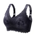 thumbnail image 1 of SMihono No Underwire Bras for Women Push Up Full Coverage Bralettes Plus Size Everyday Bras Breathable Comfortable Soft Bras Blue M US(4), 1 of 2