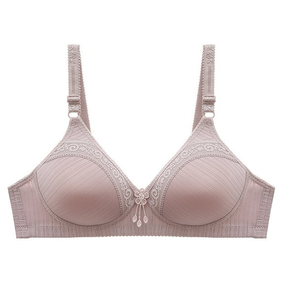 SMihono Sales Lace Bralette for Women Wireless Support Bras Adjustable Shoulder Strap No Underwire Bra Thin Sports Yoga Bra Gray 8