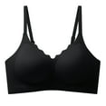 thumbnail image 1 of SMihono Sales Women's Ice Silk Bras No-Wire Lifting Bra with Fixed Cup Soft Support Seamless Side Breast Collection Women Daily Bra Black 4, 1 of 3