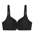 thumbnail image 1 of SMihono Sales Womens Seamless Bras No Underwire Push Up V Neck Wireless Bralettes with Soft Support Full Coverage Bra Breathable Underwear Daily Bra Black 6, 1 of 4