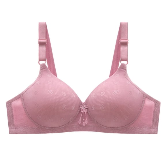 SMihono Stylish Breathable Air Bras for Women Cool Liftup No Underwire Bra Comfortable Yoga Bra Comfy High Impact Supportive Bras Pink 38
