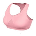 thumbnail image 1 of SMihono Trendy High Impact Sports Bras for Women High Support Push up Sports Bra Racerback Sports Bras Workout Bra Running Bra Pink 14, 1 of 7