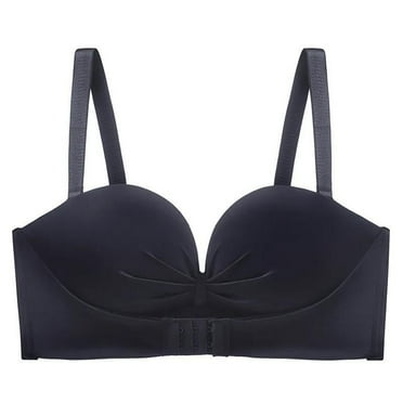 SMihono Savings Seamless Bras for Women Comfy Breathable Support Push Up Underwear Brasieres Solid Color Wireless Daily Bralettes Black 10