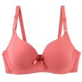 thumbnail image 1 of SMihono Stylish Women Moisture Wicking Underwear Sexy Bralette Push Up Training Bra Convertible Bra Seamless Bra Vintage Everyday Bra Red XXXL, 1 of 9