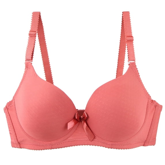 SMihono Stylish Women Moisture Wicking Underwear Sexy Bralette Push Up Training Bra Convertible Bra Seamless Bra Vintage Everyday Bra Red XXXL