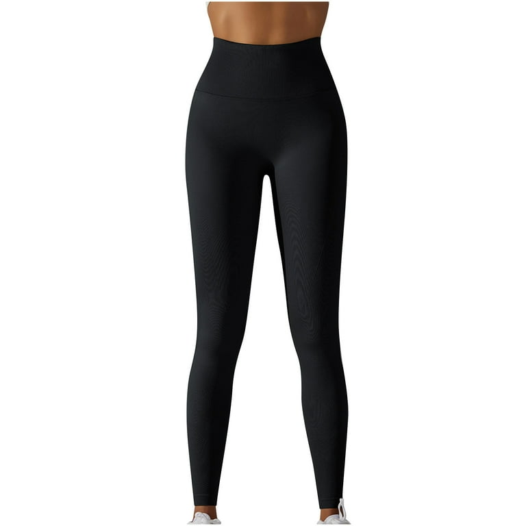 SMihono Seamless Knitted Solid Colour High-waisted Belly Lifting - Main Image
