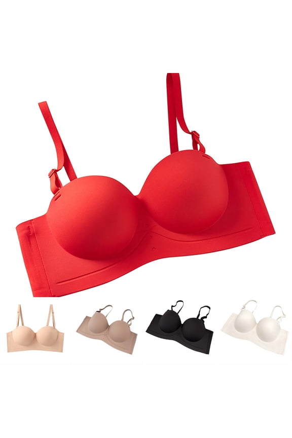 Shaping Bra Womens Comfortable Full Coverage No Underwire Bras Push Up High Support Lift Bralette Large Bust Mastectomy Daisy Black 8