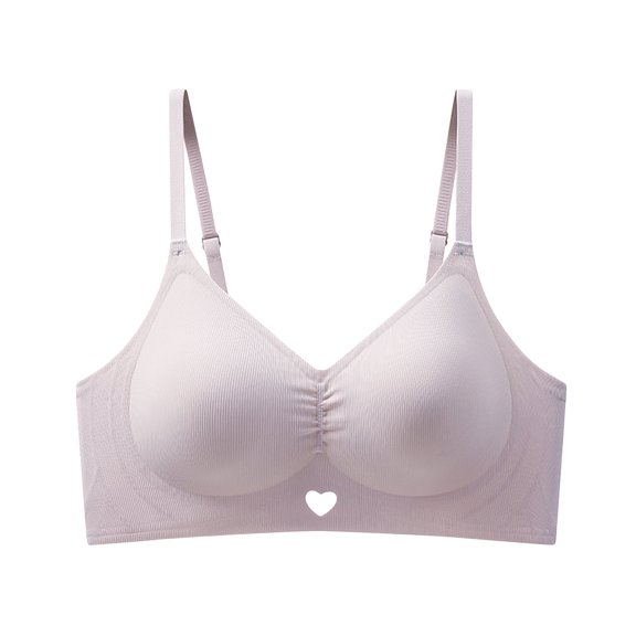 SMihono Soft Wireless Bras for Women No Underwire Supportive Comfort Seamless Bralettes Full Coverage Everyday Wear Purple XXXL