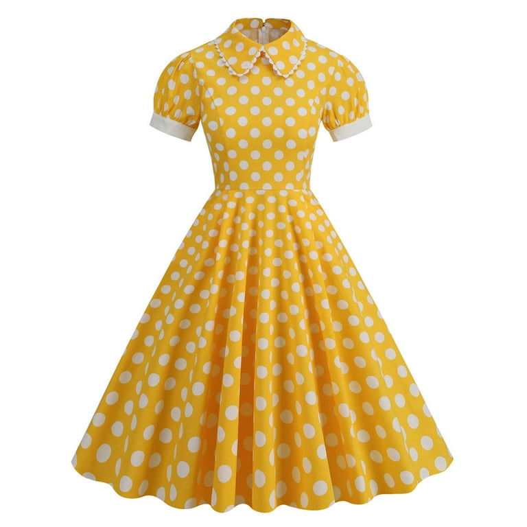 50s contrast mesh solid dress sale