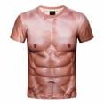 thumbnail image 1 of SMihono Trendy Mens T-Shirts 3D Slugger Muscle Graphic Print Blouse Crew Neck Workout Pullover Classic Staple Shirts for Men Short Sleeve Tee Tops Casual Tops Summer Cozy Clothes Yellow 16, 1 of 8