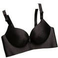 thumbnail image 1 of SMihono Wireless Bras for Older Women Support and Lift Comfortable Full Coverage Tshirt Bras Everyday Sports Bras Black 36/80Ccup, 1 of 2