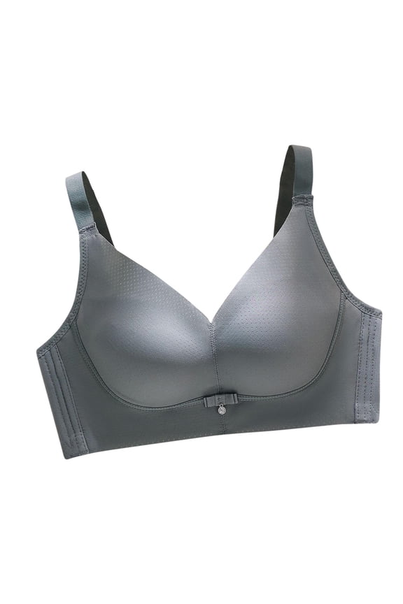 Wireless Bras for Women Thin Breathable Air Bras Uplift Lace Bras Charm Underwear Large Size Supportive Minimizer Bra Army Green XL