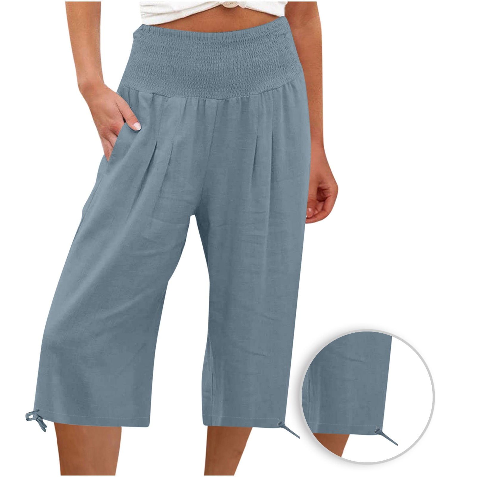Slimming Wide-leg Pants main image 1