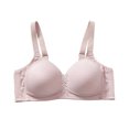thumbnail image 1 of SMihono Women's T-Shirt Bras Smoothing Breathable Full Figure Underwire Bra with Adjustable Straps Lightweight Push Up Bra Pink 38, 1 of 9