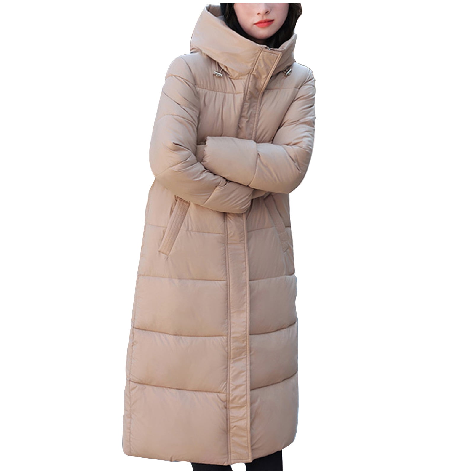 Long winter bubble coats deals