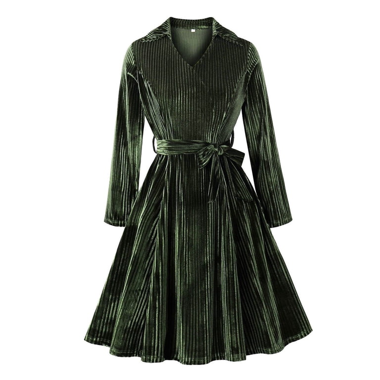 SMihono Womens Long Sleeve Velvet Dress Fall V Neck Holiday Cocktail Party Semi Formal Mini Dresses for Wedding Guest Green M - Walmart.com SMihono Womens Long Sleeve Velvet Dress Fall V Neck Holiday Cocktail Party Semi Formal Mini Dresses for Wedding Guest Green M - Walmart.com
