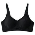 thumbnail image 1 of SMihono Womens Miniminzer Bras Anti Sagging Seamless Wireless High Support Bralette No Underwire Lightweight Full Coverage Bra Black XXL, 1 of 4