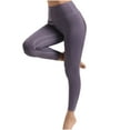 thumbnail image 1 of SMihono Womens Omen High Waisted Leggings Lifting Pants Bubble Hip Exercise Yoga Pants 2024 Trendy Summer Autumn Holiday Leggings Yoga Stretch Pants Cargo Trousers Purple 4, 1 of 3