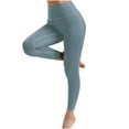 thumbnail image 1 of SMihono Womens Omen High Waisted Leggings Lifting Pants Bubble Hip Exercise Yoga Pants 2024 Trendy Summer Autumn Holiday Leggings Yoga Stretch Pants Cargo Trousers Light Blue 8, 1 of 3