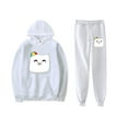 thumbnail image 1 of SMii7Y Hoodie Jogger Pant 2 Piece Suit Fashion Sweatshirt&Trousers 2 Pieces Sets, 1 of 2