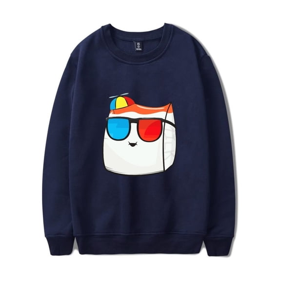 SMii7Y Merch Long Sleeve Cute Funny Logo Trendy Pullover Unisex Fashion Streetwear