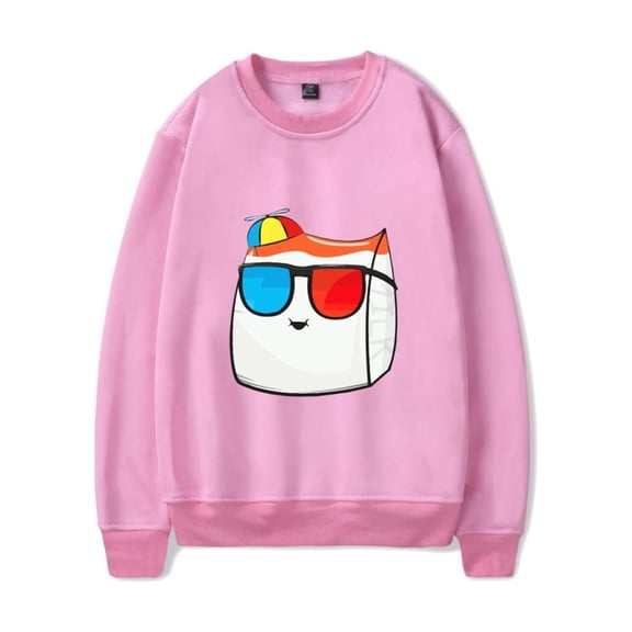 SMii7Y Merch Long Sleeve Cute Funny Logo Trendy Pullover Unisex Fashion Streetwear